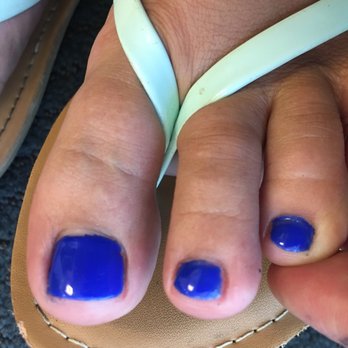 Nails by Design - These were just done.  sad if I had time I'd go back and make them redo them.Guess I should have looked better before I left. - Nail Salons Near Me - Folsom, California