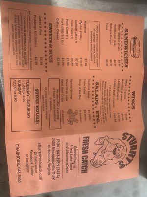 Menu photo 2 Stuart's Fresh Catch Richmond, VA Menu photo 2 Stuart's Fresh Catch Richmond, VA