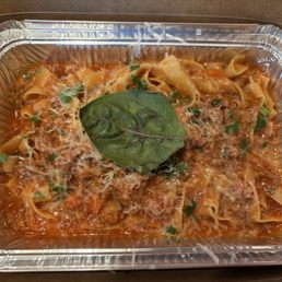 Fettuccine alla bolognese