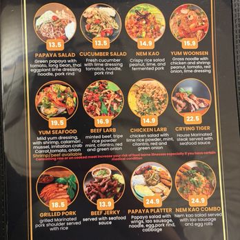 Thai Mango - Menu - Thai Near Me - Sacramento, California