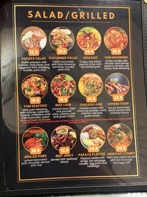 Menu photo 1 Thai Mango Sacramento, CA