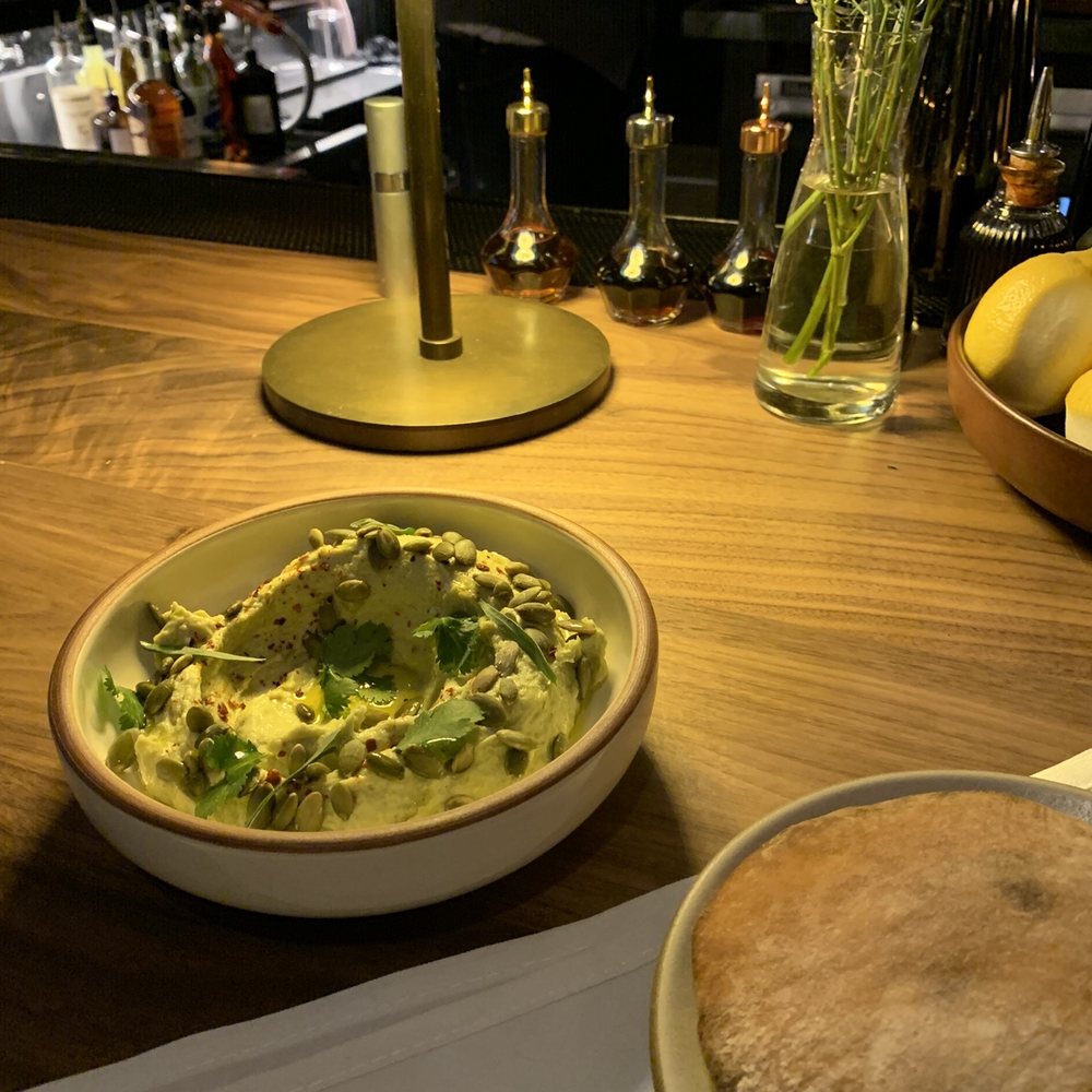 FLINT by Baltaire - The Avocado Hummus is a dish to try. - New American Near Me - Phoenix, Arizona FLINT by Baltaire - The Avocado Hummus is a dish to try. - New American Near Me - Phoenix, Arizona