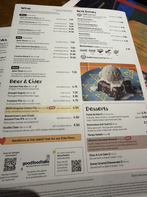 Menu photo 4 Nando's London, XGL