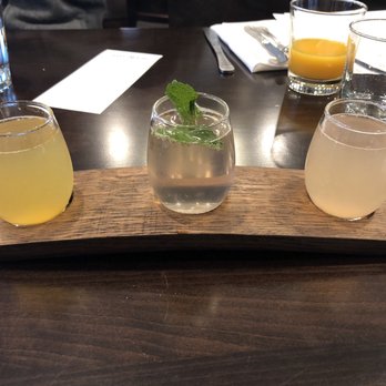 The Lake Room - Mimosa flight. Loved the lavender/mint mimosa! - New American Near Me - Navarre, Minnesota The Lake Room - Mimosa flight. Loved the lavender/mint mimosa! - New American Near Me - Navarre, Minnesota
