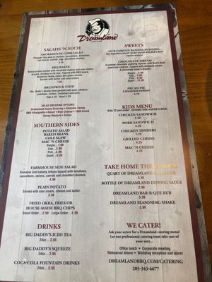 Menu photo 3 Dreamland BBQ Northport, AL Menu photo 3 Dreamland BBQ Northport, AL