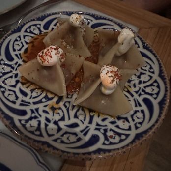 Barcha - Spiced beef dumplings - delicious! - Mediterranean Near Me - San Francisco, California