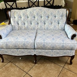 Reupholstered chair