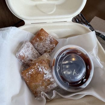 Saucy by KFC - Piffies with chocolate sauce - Fast Food Near Me - Winter Park, Florida Saucy by KFC - Piffies with chocolate sauce - Fast Food Near Me - Winter Park, Florida