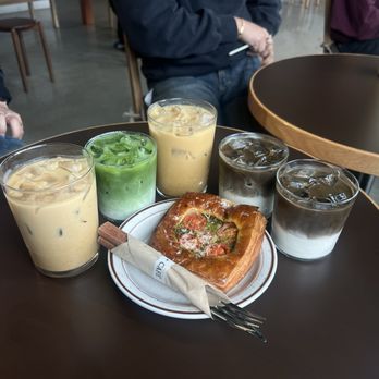 Junia Café - toasty vanilla latte, matcha latte, hojicha latte, tomato pesto pastry - Coffee & Tea Near Me - Gardena, California Junia Café - toasty vanilla latte, matcha latte, hojicha latte, tomato pesto pastry - Coffee & Tea Near Me - Gardena, California