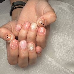 Builder gel with cute design