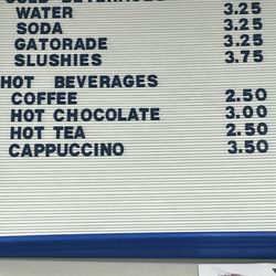 In The Net - Snack Bar menu  Card only  (No Apple Pay  No Tap)