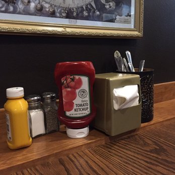 The Map Room - Very simple place settings. - American Near Me - Cedar Rapids, Iowa