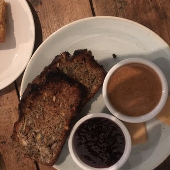 Ozone Coffee - Banana bread with nut butter and preserves - Coffee & Tea Near Me - London, XGL