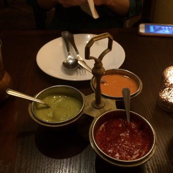 Himalayan Yak - Dipping sauces. Red is so spicy! - Himalayan/Nepalese Near Me - Jackson Heights, New York