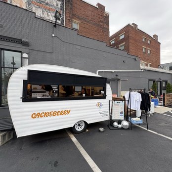 Cackleberry - The trailer outside - Breakfast & Brunch Near Me Cackleberry - The trailer outside - Breakfast & Brunch Near Me