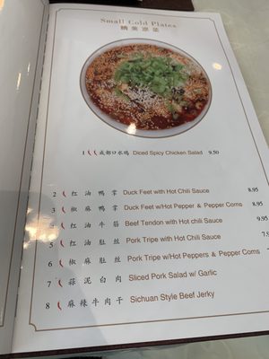 Menu photo 8 Sichuan Jin River Rockville, MD
