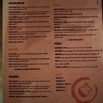 Culaccino Bar + Kitchen - Menu - Italian Near Me - Burlington, Ontario