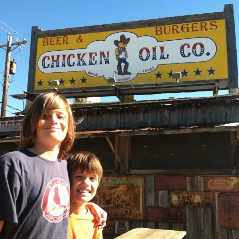 Chicken Oil - Our boys get to enjoy what their parents loved long before they were born! - Burgers Near Me - Bryan, Texas Chicken Oil - Our boys get to enjoy what their parents loved long before they were born! - Burgers Near Me - Bryan, Texas