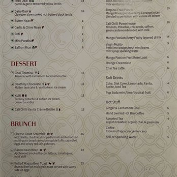 Cali Chilli - Dinner menu - Indian Near Me - Long Beach, California Cali Chilli - Dinner menu - Indian Near Me - Long Beach, California