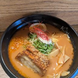 kuu chili crispy pork ramen