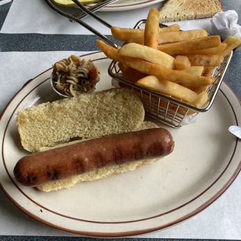 Historic Village Diner - Delicious all beef hot dog and perfect fries! - Diners Near Me - Red Hook, New York Historic Village Diner - Delicious all beef hot dog and perfect fries! - Diners Near Me - Red Hook, New York