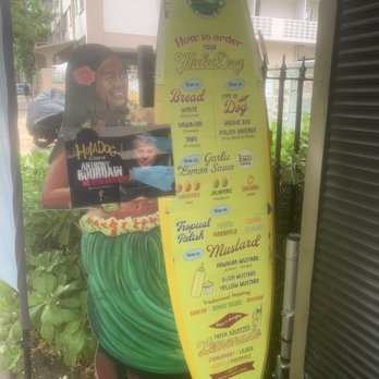 Hula Dog - Their menu! Try the habanero sauce if you like heat! - Hot Dogs Near Me - Honolulu, Hawaii Hula Dog - Their menu! Try the habanero sauce if you like heat! - Hot Dogs Near Me - Honolulu, Hawaii