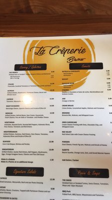 Menu photo 8 La Crêperie Bistro Lafayette, LA Menu photo 8 La Crêperie Bistro Lafayette, LA