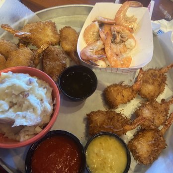Ocean Deck - Shrimp Shrimp Shrimp meal with garlic mashed potatoes - Seafood Near Me - Daytona Beach, Florida Ocean Deck - Shrimp Shrimp Shrimp meal with garlic mashed potatoes - Seafood Near Me - Daytona Beach, Florida