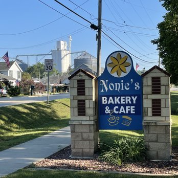 Nonie's Bakery & Cafe - a sign for nonie's bakery and cafe - Breakfast & Brunch Near Me - North Utica, Illinois Nonie's Bakery & Cafe - a sign for nonie's bakery and cafe - Breakfast & Brunch Near Me - North Utica, Illinois