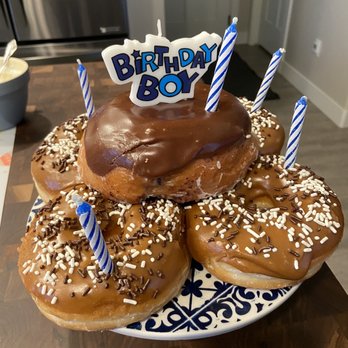 Judy's Donuts & Coffee - Thank you Judy! My husband loved his donut tower - Donuts Near Me - Midway, Utah