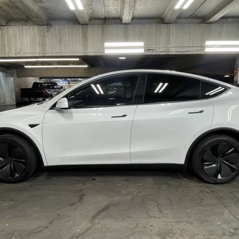 The Lab Tint & PPF Studio - Tesla model Y Xpel XR+ - Car Window Tinting Near Me - Newport Beach, California