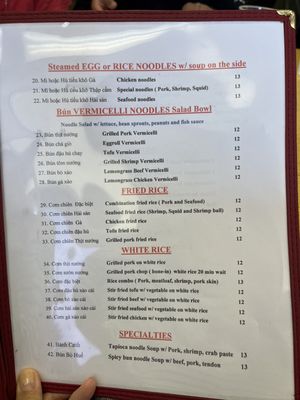 Menu photo 8 Saigon Deli Tampa, FL