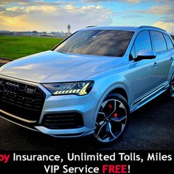 Black Tie Car Rental - Audi Q7 available at www.blacktiecarrental.com