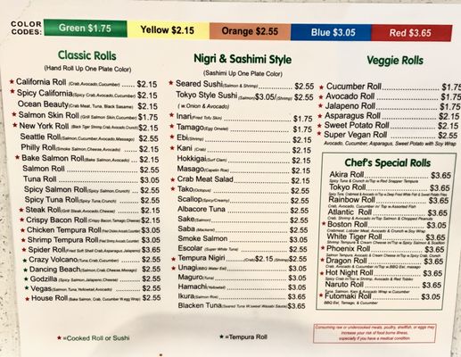 Menu photo 4 Akira sushi Portland, OR