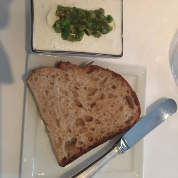 Chez TJ - Sour dough bread and burnt with seasalt - French Near Me - Mountain View, California Chez TJ - Sour dough bread and burnt with seasalt - French Near Me - Mountain View, California