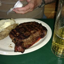 Sam's Steakhouse - My husband loved the 16oz rib eye