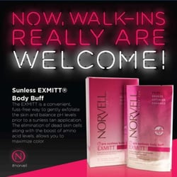 Lalezar Tanning & Spa - The Norvell EXMITT is a game changer! Add it to all sunless services to ensure you get the best color possible!