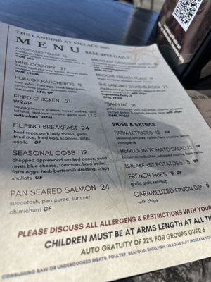 Menu photo 4 Village 360 Fairfield, CA