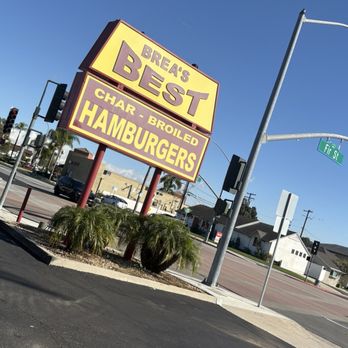 Brea's Best Burgers - Outside sign - Burgers Near Me - Brea, California Brea's Best Burgers - Outside sign - Burgers Near Me - Brea, California