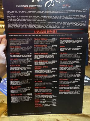 Menu photo 4 Matty G's Steakburgers - Houston Heights Houston, TX