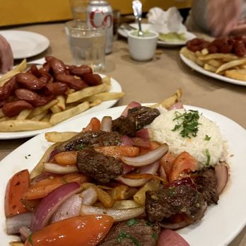 Pio Pio 2 - Lomo Saltado ($30) - at least the steak was smokey! - Latin American Near Me - Jackson Heights, New York