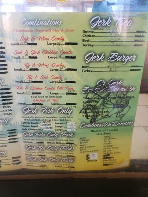 Menu photo 3 Jamaican Tropical Cafe Chicago, IL