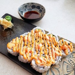 Ashley Marketplace - Spicy salmon roll $7