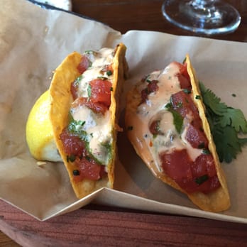 Texas Spice - Tuna taco appetizer! Yum! And enough for a meal! - New American Near Me - Dallas, Texas Texas Spice - Tuna taco appetizer! Yum! And enough for a meal! - New American Near Me - Dallas, Texas