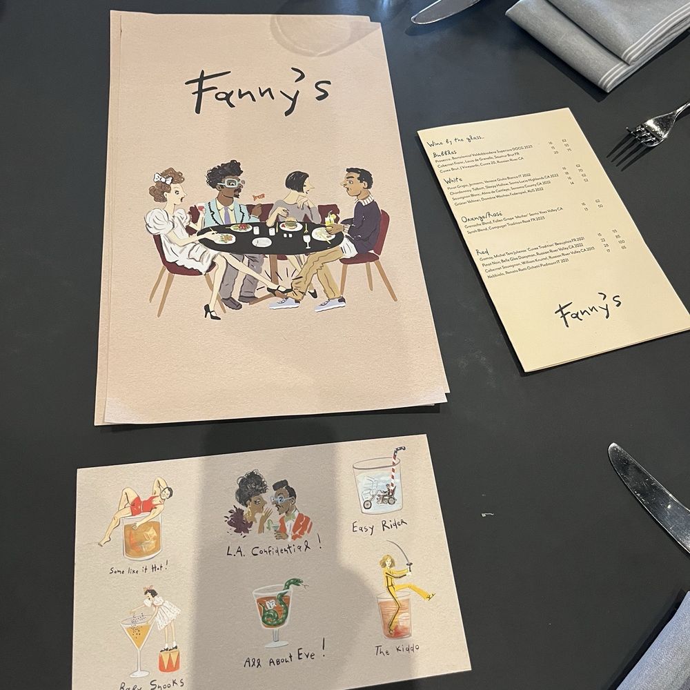 Fanny's - Menus - Cocktail Bars Near Me - Los Angeles, California
