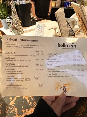 Menu photo 8 Hello Em Viet Coffee & Roastery Seattle, WA Menu photo 8 Hello Em Viet Coffee & Roastery Seattle, WA