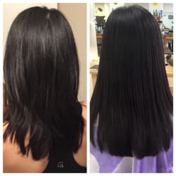 Phoenix Hair Salon - Before and after thermal reconditioning
