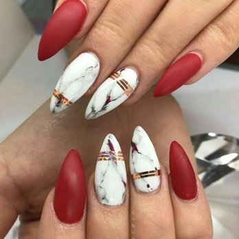 Lavish Nails & Spa - WHAT I REQUESTED, EXCEPT ONLY RING FINGERS WITH MARBLE. - Nail Salons Near Me - Edmond, Oklahoma Lavish Nails & Spa - WHAT I REQUESTED, EXCEPT ONLY RING FINGERS WITH MARBLE. - Nail Salons Near Me - Edmond, Oklahoma