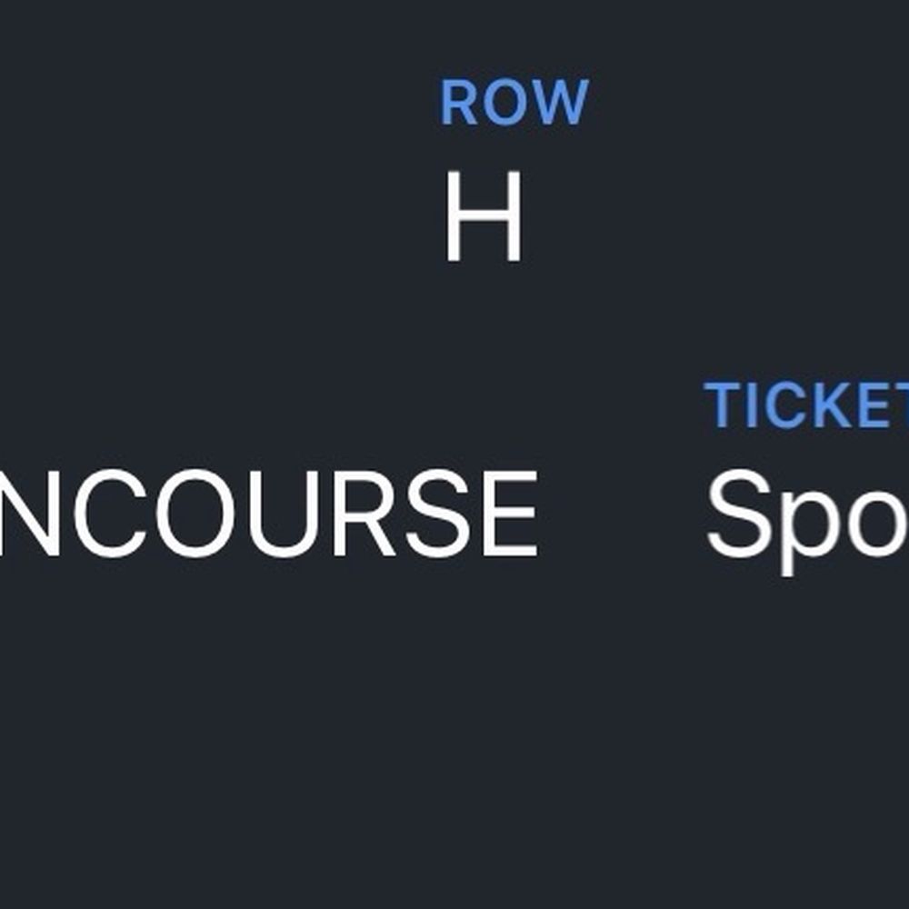 Seat information for view reference View to stage from seat Seat information for view reference View to stage from seat