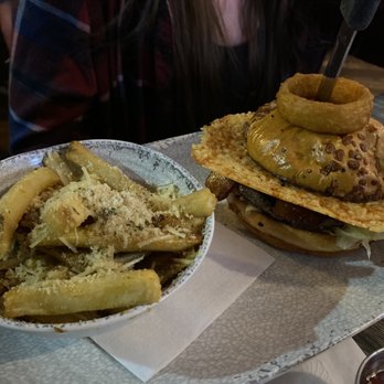 Radius - Radius Burger, Garlic Parmesan Fries - Burgers Near Me - Valparaiso, Indiana Radius - Radius Burger, Garlic Parmesan Fries - Burgers Near Me - Valparaiso, Indiana